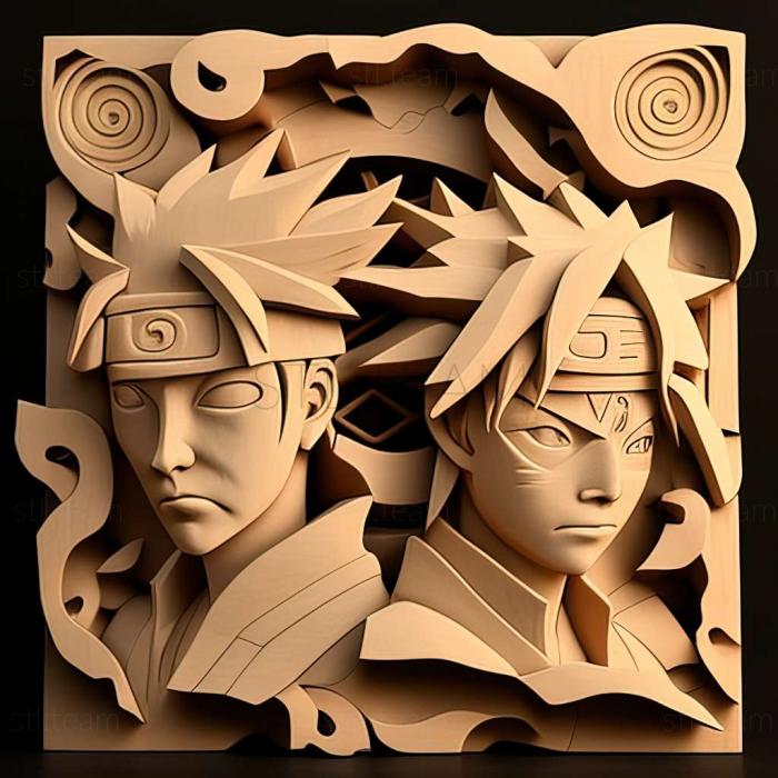 3D model Naruto Shippuuden Ultimate Ninja 4 game (STL)